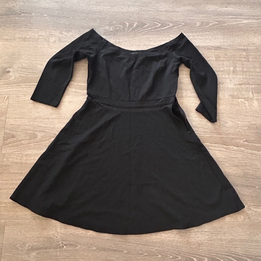 Elegant Black Off-Shoulder Dress